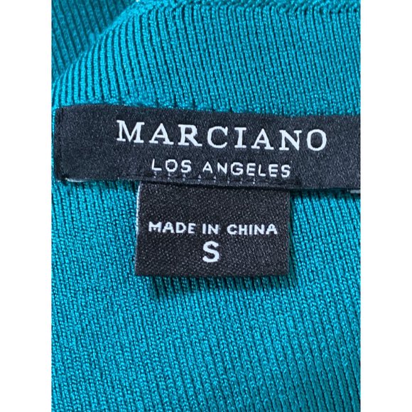 Marciano Los Angeles Aqua Bare Back Bandage Dress Small NWT Long Sleeve 6648 - Picture 16 of 16